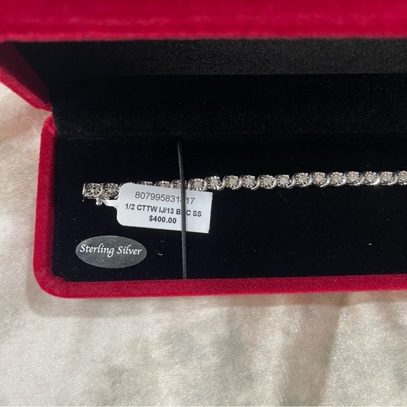 Genuine Diamond Bracelet| 1/2 ct.|Sterling Silver|Ethically sourced|NIB|… - Picture 5 of 8